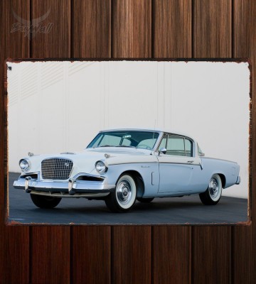 Металлическая табличка Studebaker Sky Hawk Coupe Металлическая табличка Studebaker Sky Hawk Coupe
